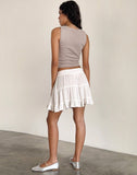 Image of Dacita Mini Skirt in Crinkle Ivory