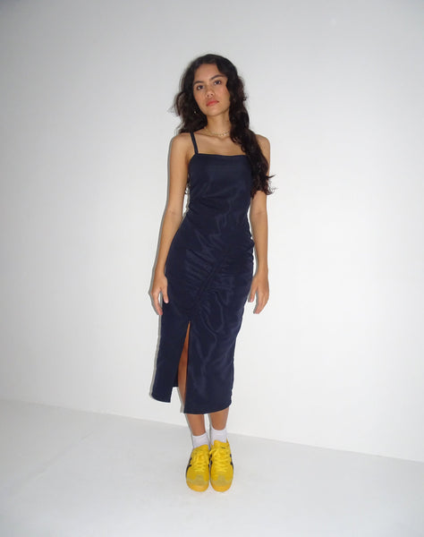 image of Daisha Midi Dress in Navy