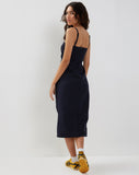 image of Daisha Midi Dress in Navy