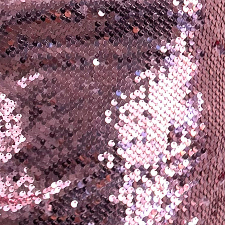 Damske Vest Top in Pink Sequin