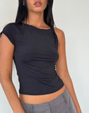 Image of Dannas Asymmetric Top in Black