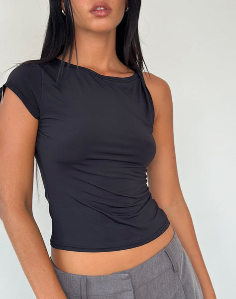 Image of Dannas Asymmetric Top in Black