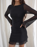 Image of Dazn Backless Mini Dress in Black