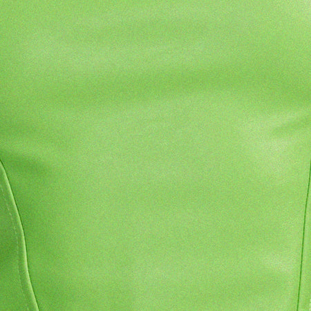 Dena Corset Top in PU Neon Green