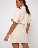 Image of Denaya Utility Dress in Ecru