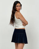 Image of Casini Mini Skirt in Indigo