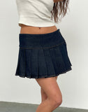 Image of Casini Mini Skirt in Indigo