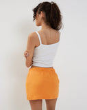 Image of Dheca Mini Skirt in Dark Orange