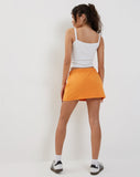 Image of Dheca Mini Skirt in Dark Orange