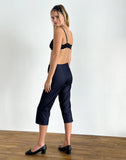 image of Diran Capri Trouser in Chambray Indigo