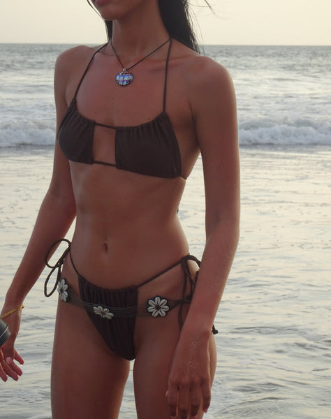 Image of Dolan Bikini Top in Coconut Brown