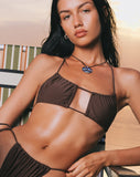 image of Dolan Bikini Top in Coconut Brown