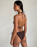 Image of Dolan Bikini Top in Coconut Brown