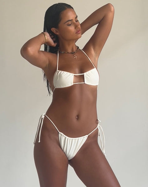 Image of Leyna Bikini Bottom in Cream