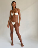 Image of Leyna Bikini Bottom in Cream