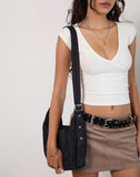 Image of Boa Sling Bag in Black with Buckle