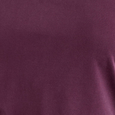 Elysian Asymmetric Top in Cupro Plum