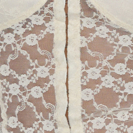 Dovica Corset Top in Ivory Canina Rose Lace