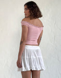 Image of Dovica Corset Top in Pink Lady