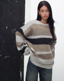 IMAGE OF Namari Jumper in Abstract Grey and Tan