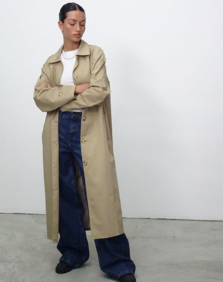 Orcati Trench Coat in Khaki