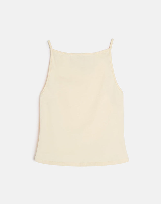 Image of Dudley Vest Top in Buttermilk