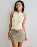 Image of Dudley Vest Top in Buttermilk
