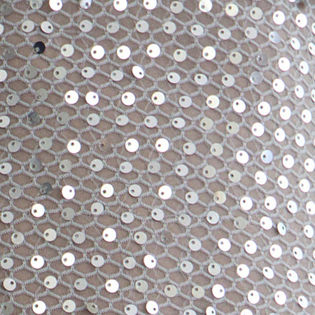Dudley Vest Top in Sequin Knit Dark Silver