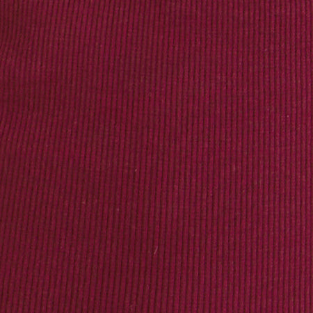 Dulcet Ribbed Plunge Long Sleeve Top in Burgundy