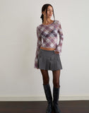 Image of Eireen Top in Country Check Multi