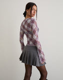 Image of Eireen Top in Country Check Multi