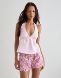 Image of Eldana Halter Top in Light Pink