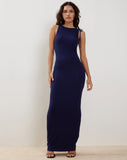 Image of Elinor Maxi Dress in Slinky Midnight Blue