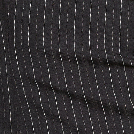 Ganta Slim Trouser in Pinstripe Black