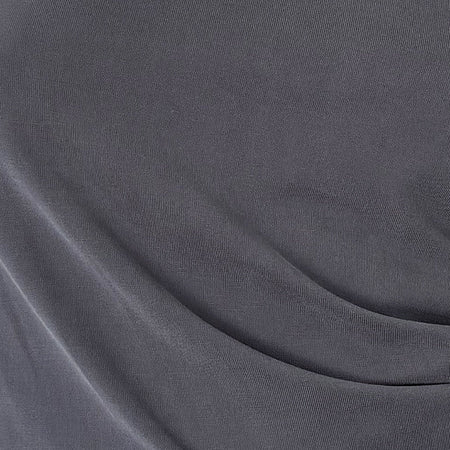 Elysian Asymetric Top in Dark Grey Cupro