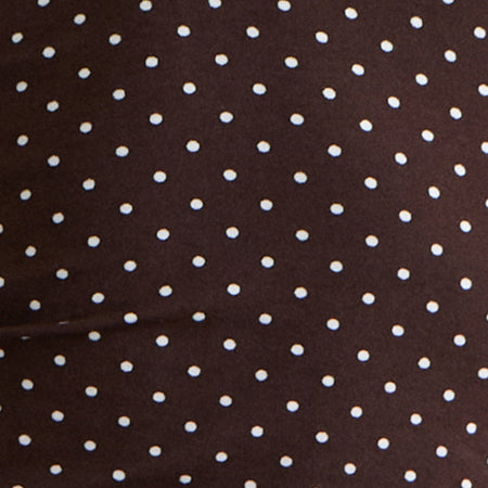 Emesy Long Sleeve Top in Micro Polka Brown