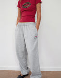 Image of Emiko Oversized Joggers in Grey Marl with I Love 2010's Print