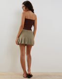 Image of Erin Tube Top in Knit Bitter Chocolate