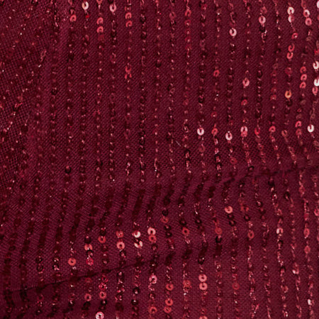 Erna Micro Shorts in Drape Mini Sequin Maroon