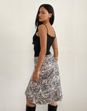 Image of Esmeray Midi Skirt in Wild Leopard Print