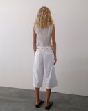 Image of Saomy Longline Shorts in White