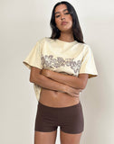 Image of Eunia Micro Shorts in Deep Mahogany