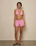 Image of Eunia Short in Stripe Towelling Pink