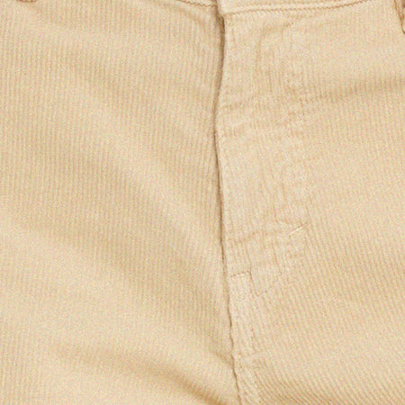 Roomy Extra Wide Low Rise Jeans in Cord Light Tan