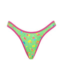 Image of Farida Bikini Bottom in Green Floral