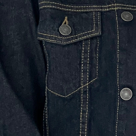 Fitted Denim Jacket in Indigo