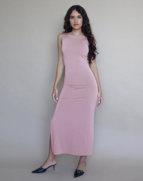 Image of Flo Maxi Dress in Slinky Light Mauve