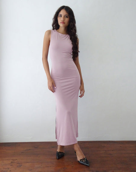 Ellie Bodycon Mini Dress in Baby Pink