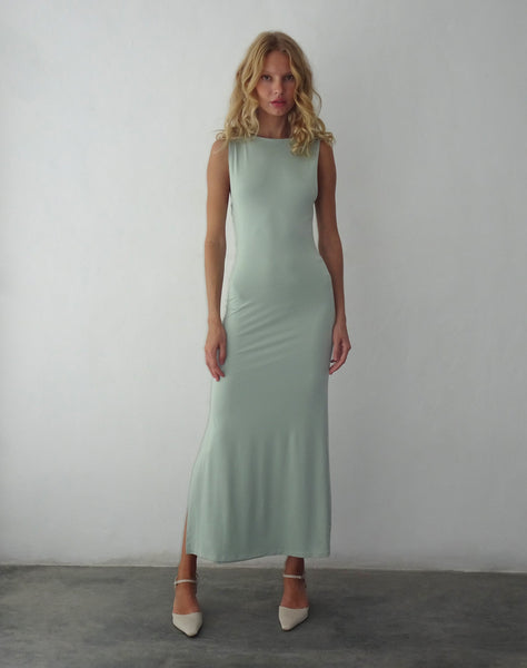 Image of Flo Maxi Dress in Slinky Mint