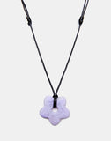 Image of Flower Necklace in Resin Lilac